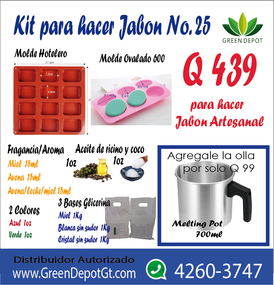 Kit para hacer Jabon - No.25