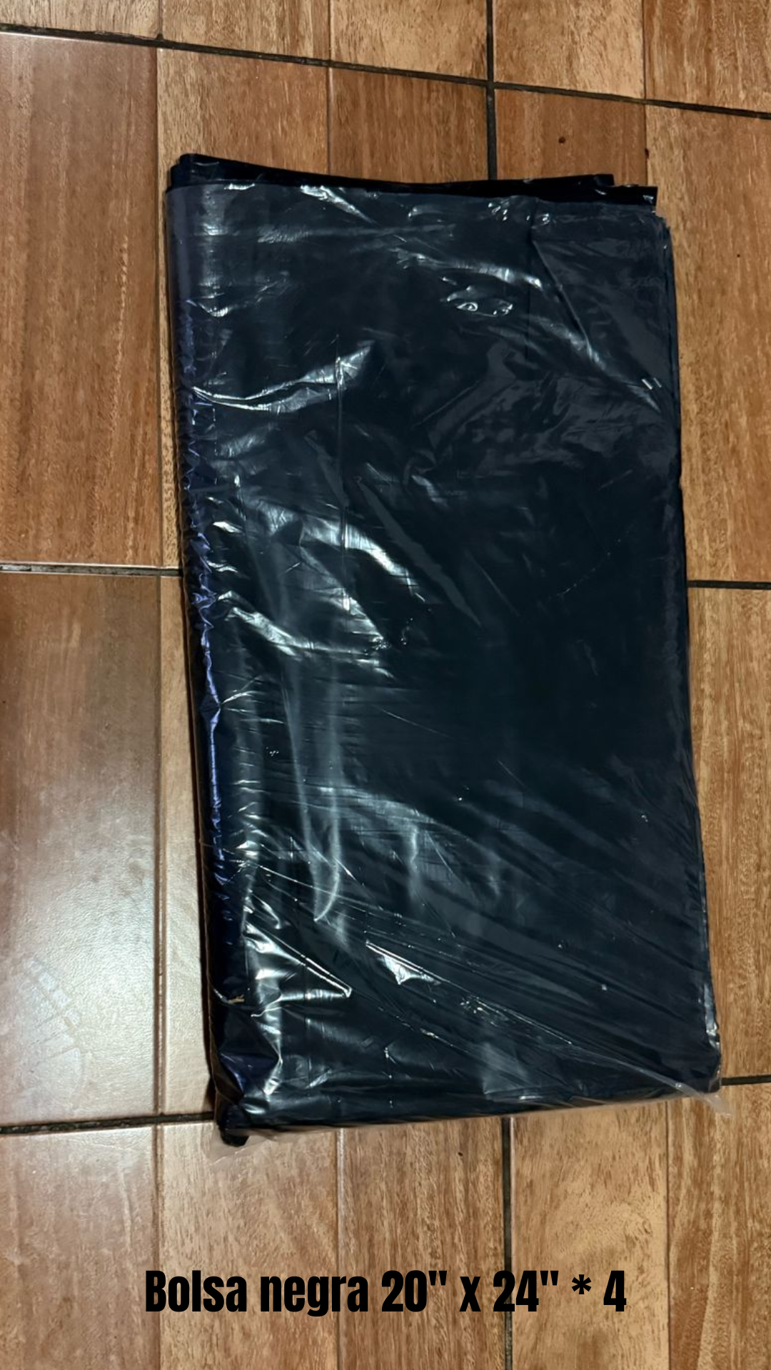 BOLSA Plasticas Hospitalarias - Negra 20 x 24 x 4