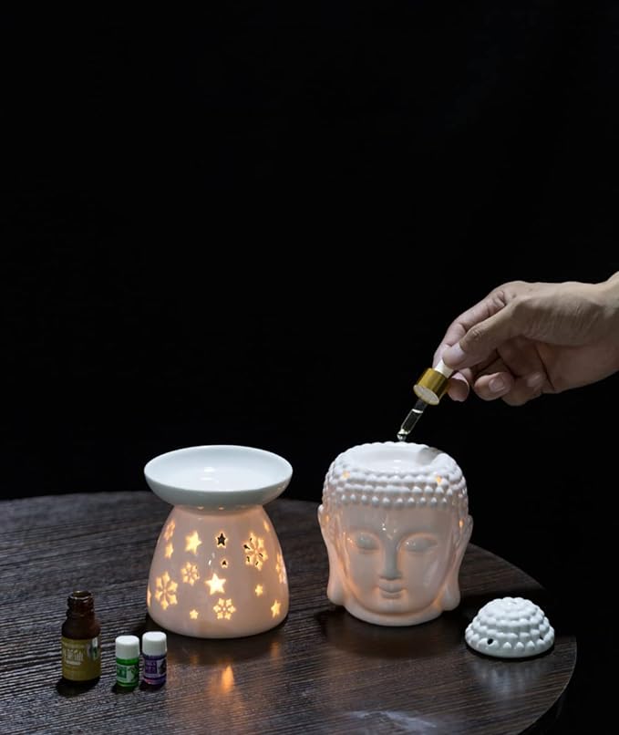 ATORSE® Quemador BUDAH de Aceite Esencial y Aroma No.50