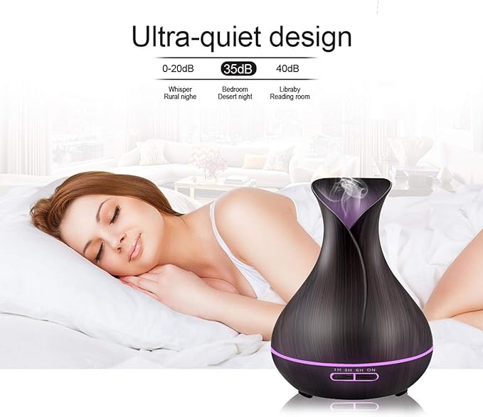 Aroma Difusor - 7 LED Colors OPTIONS 550ml