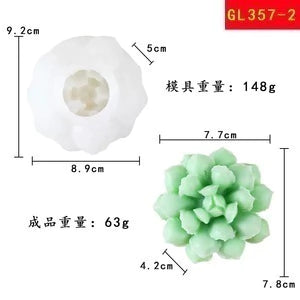 Molde Flor Suculenta n. 81