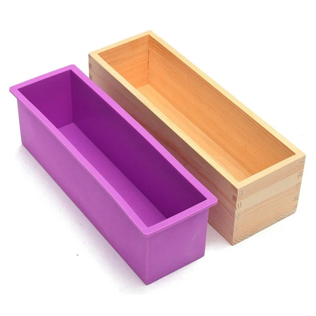 Caja madera para Molde Jabon Barra