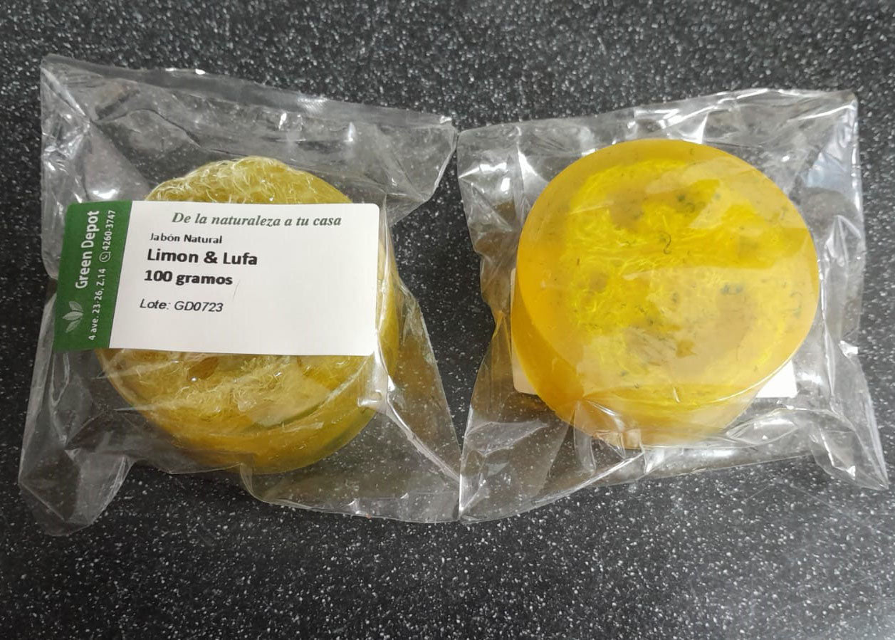 Jabon con Pashte de Lemon