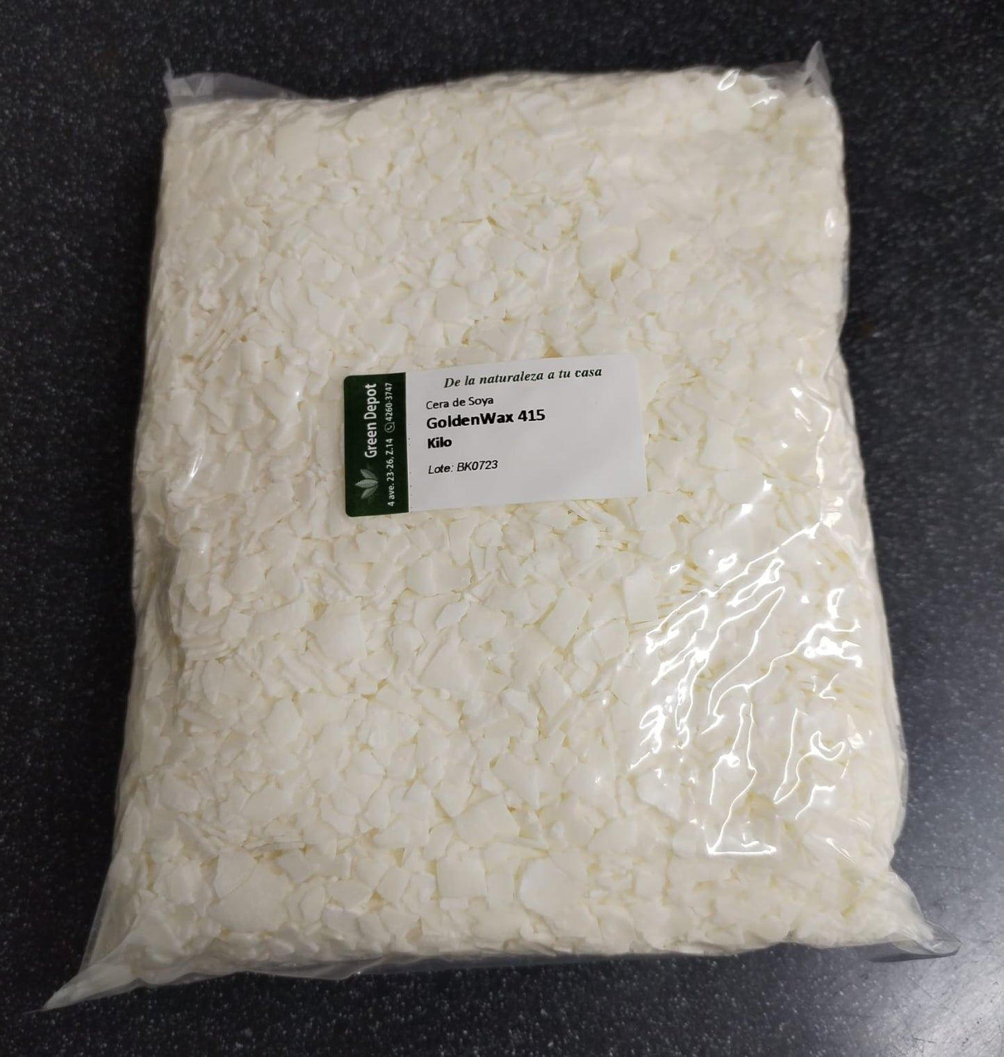 Cera Soya GoldenWax 415 - alta fusion