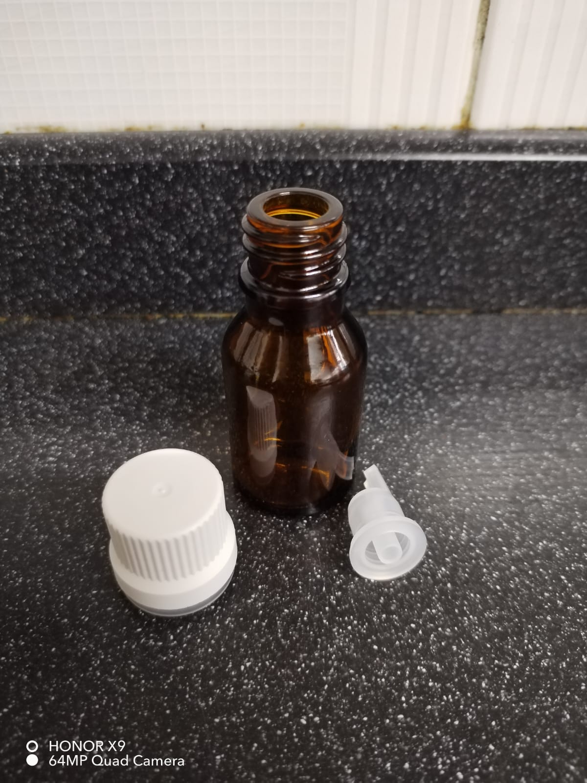 Frasco Cuenta Gotas Amber Vidrio - 15ml