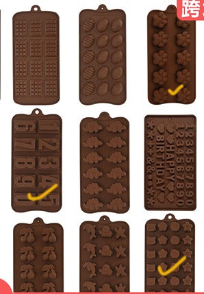 Molde Chocolate Numeros No.8