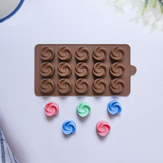 Molde Chocolate Floreado No.25