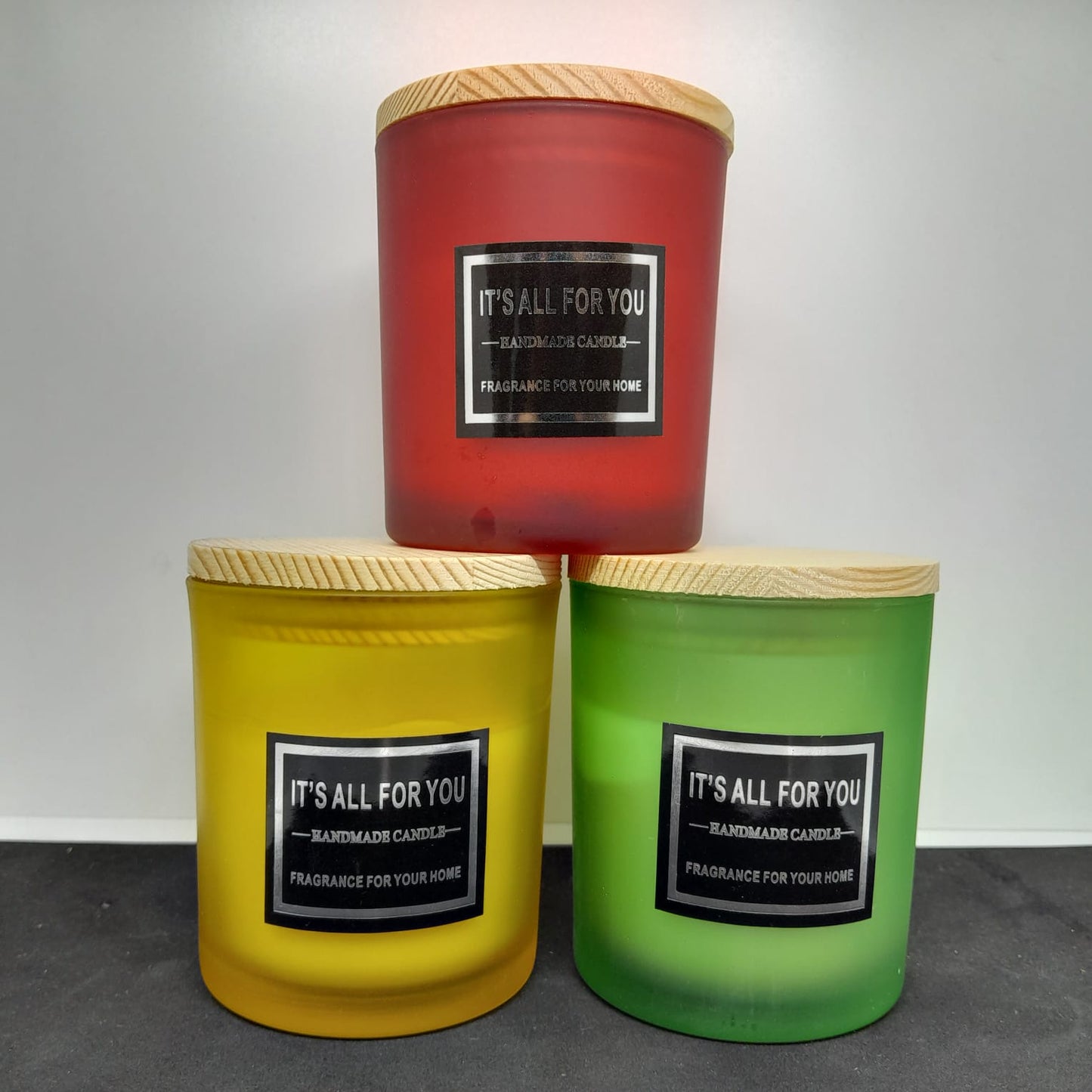 Velas Perfumadas con vaso y tapa