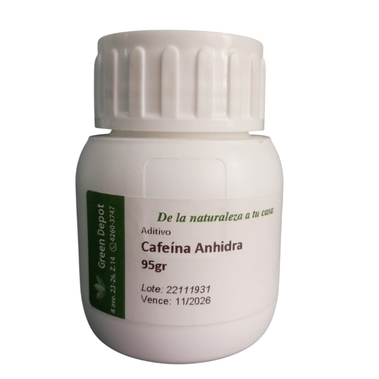 Cafeina Anhidra - polvo