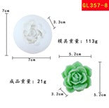Molde Flor Suculenta n. 80
