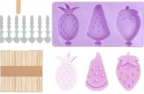 Molde para Helados Popcicle Frutas n.4
