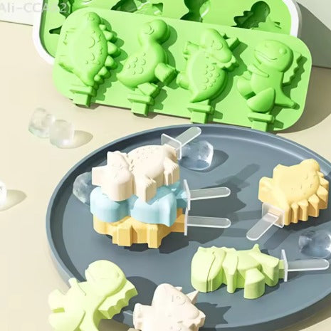 Molde para Helados Popcicle Dinosauros n.5