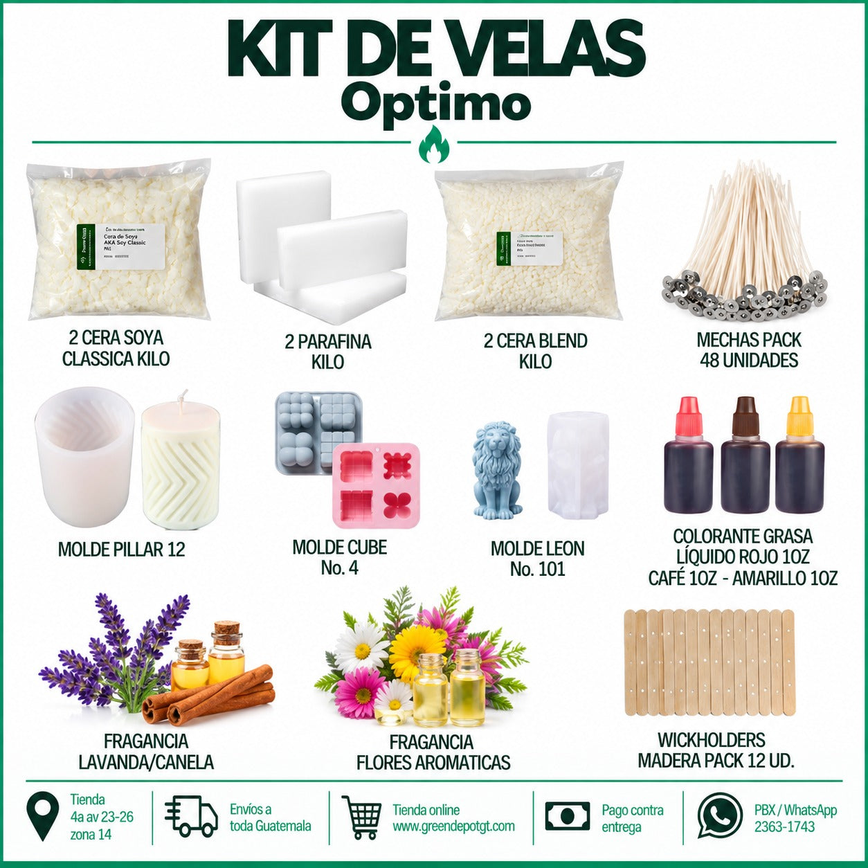 Kit OPTIMO para velas No.3