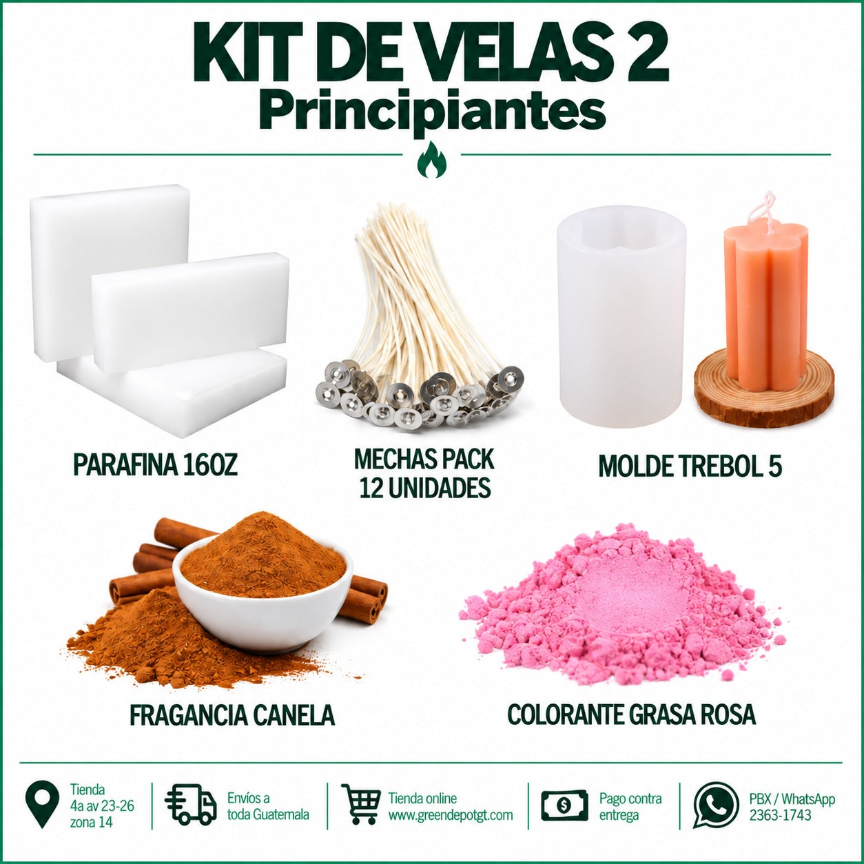 Kit PRINCIPIANTES para velas No.2