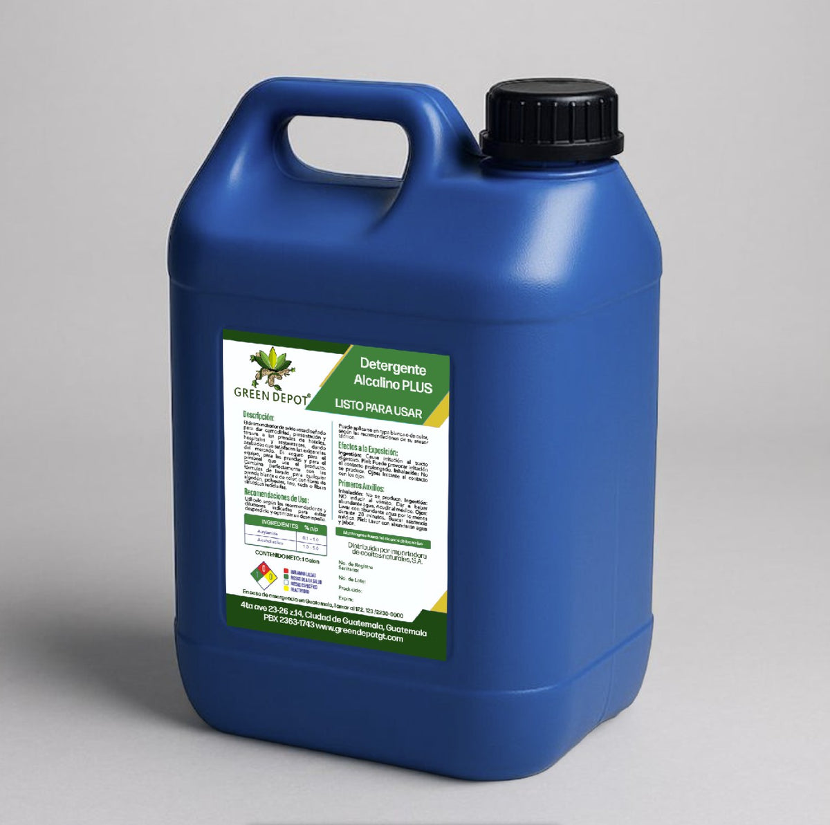 Detergente Alcalino Espumante y Clorado PLUS