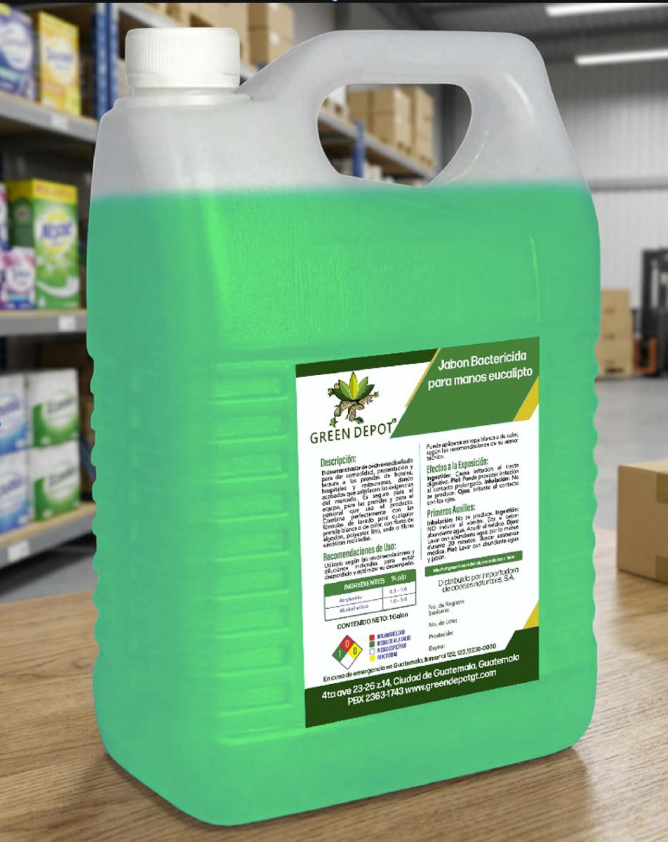 Jabon Bactericida para Manos - Eucalipto