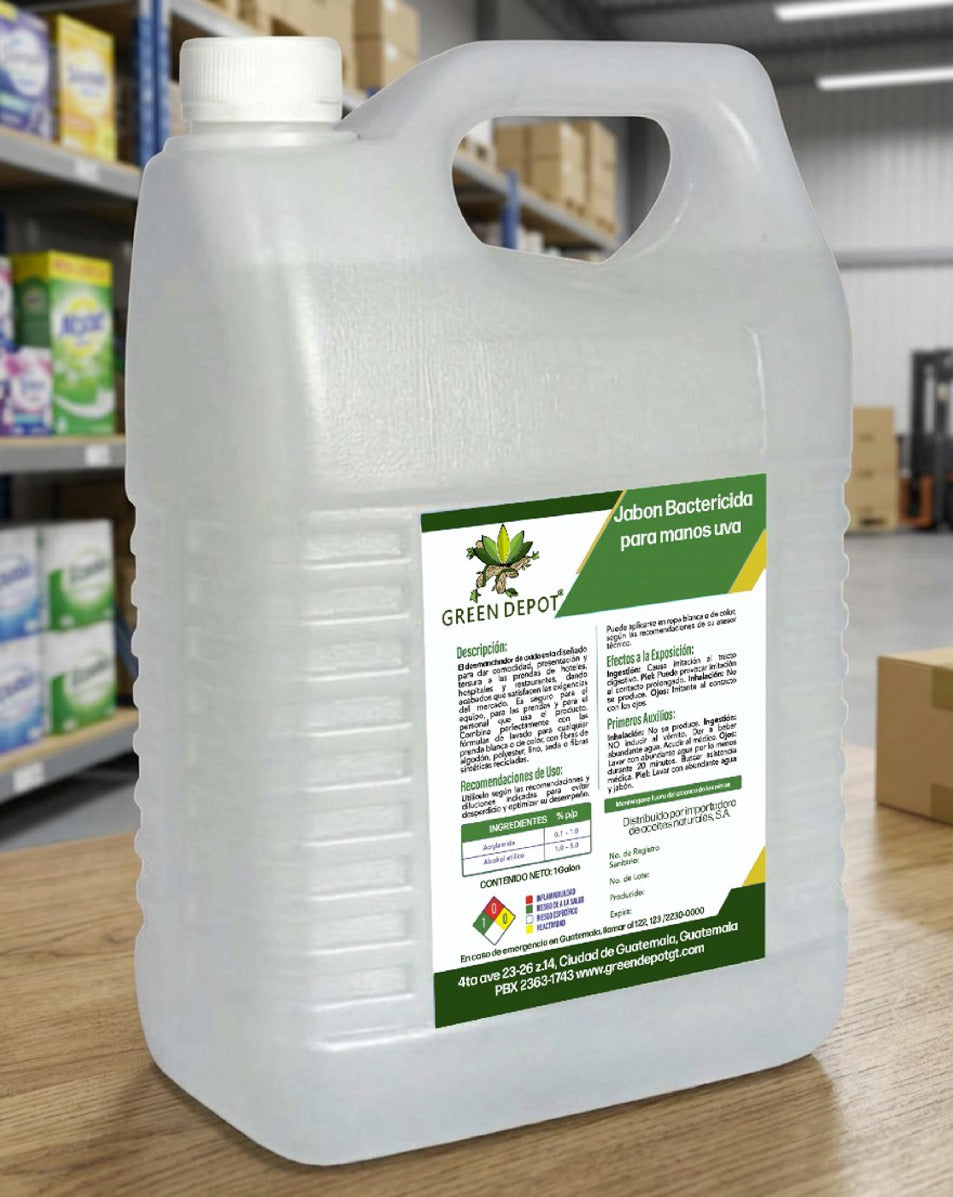 Jabon Bactericida para Manos - Uva