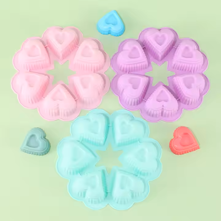 Molde Bandeja Corazones n. 2