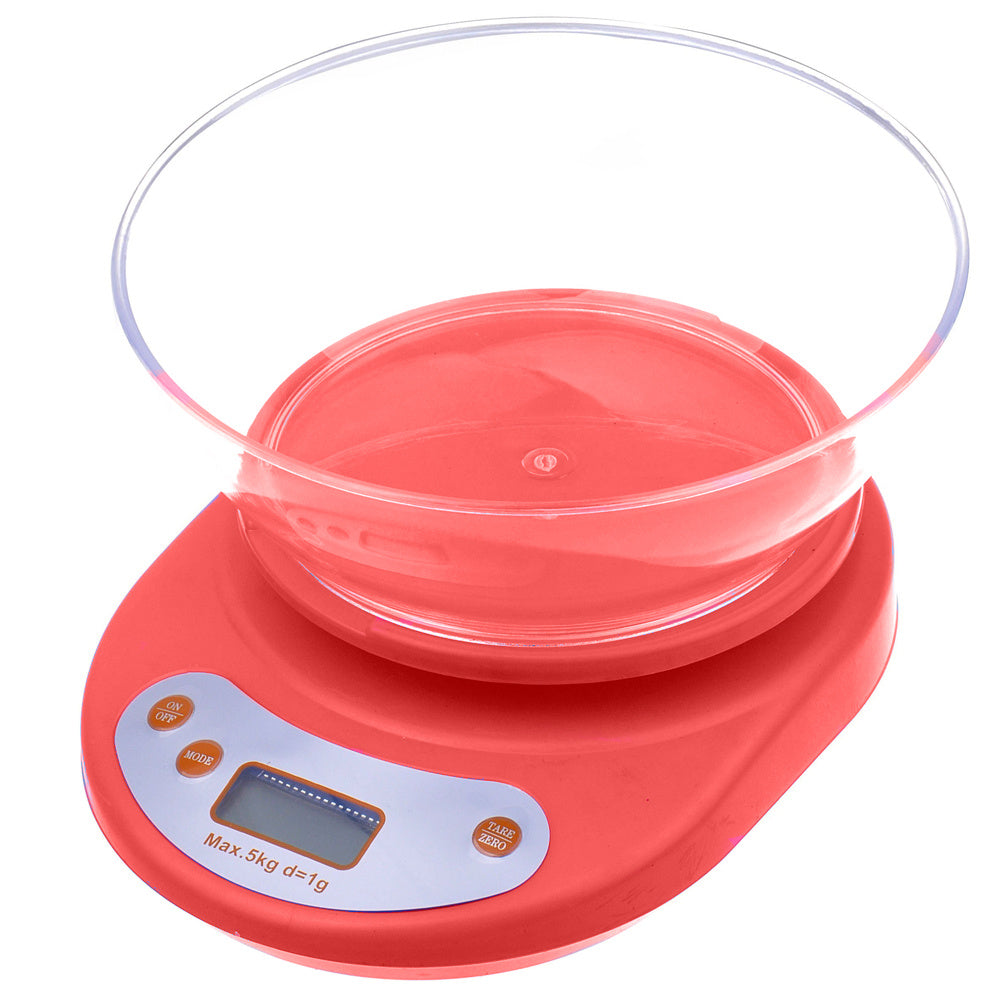 Balanza Electronica con bowl 5kg LCD