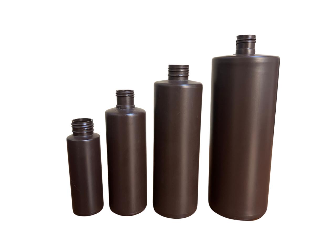 Envase Cilíndrico Cafe plastico - 4onz cuello 24/415