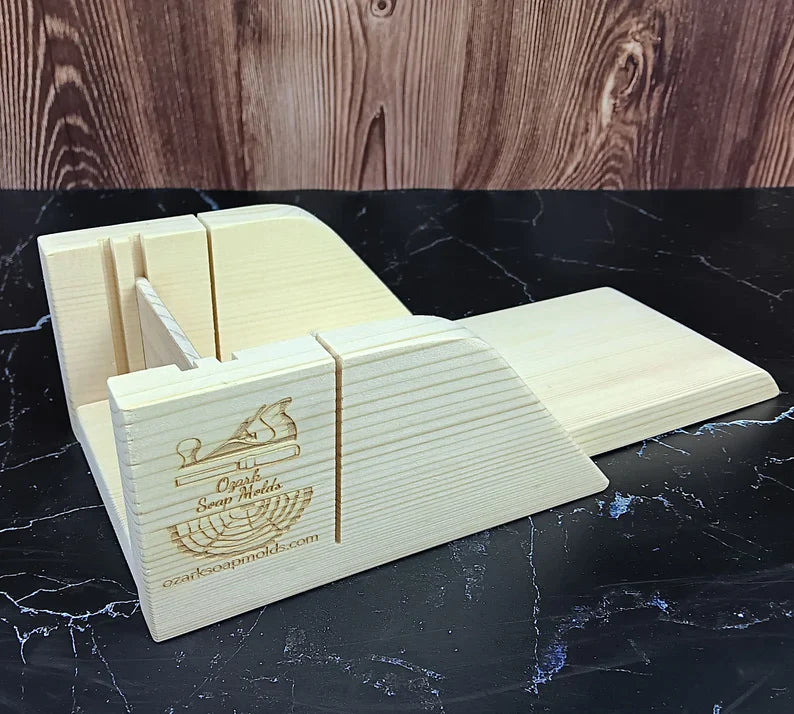 Set de Cortadora y cuchilla de Jabón en Barra - Madera No. 4