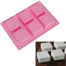Molde Jabon Cuadro 6x6 400g