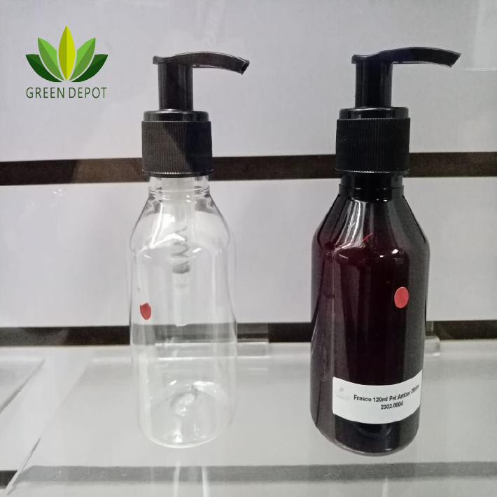 Frasco Vidrio c/tapa Cremera 28mm - 250ml