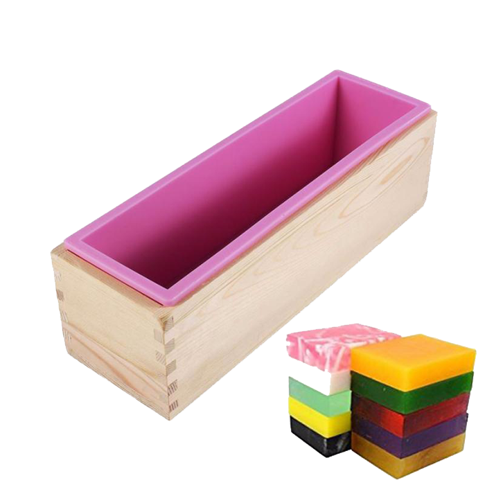 Molde Jabon Barra con Madera