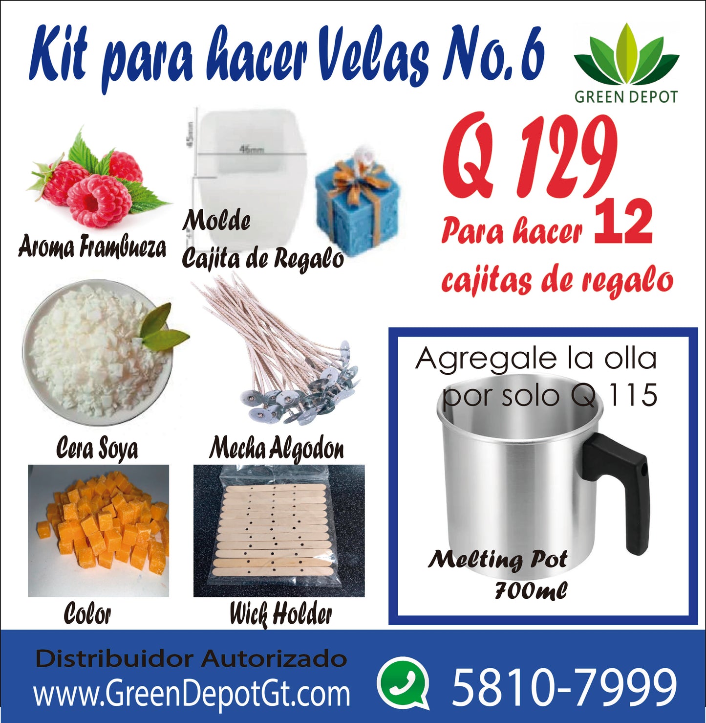 Kit para velas No.6