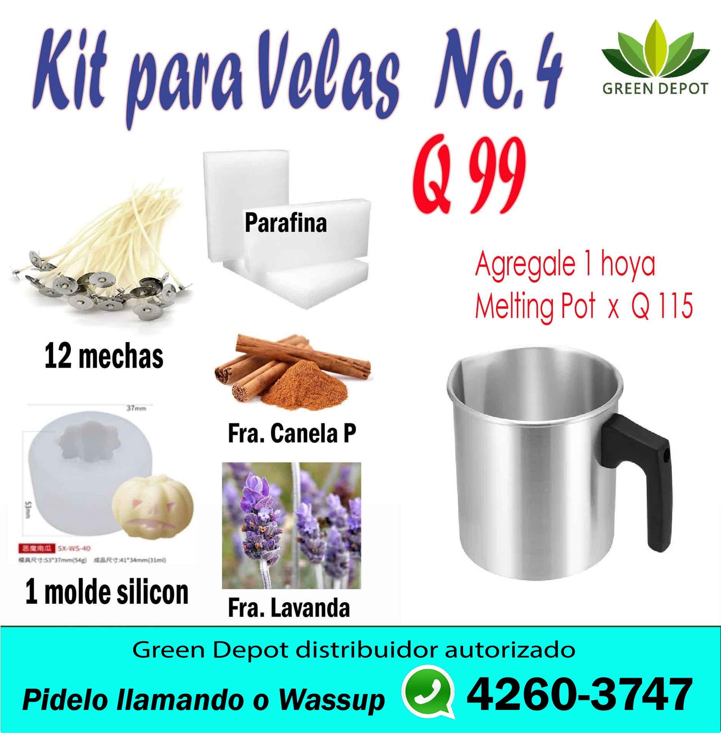 Kit para velas No.4