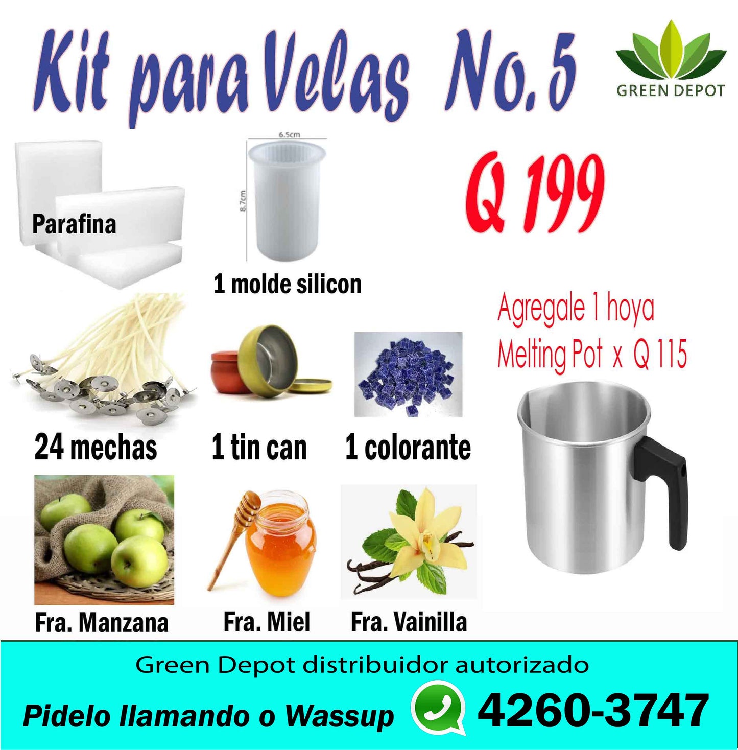 Kit para velas No.5