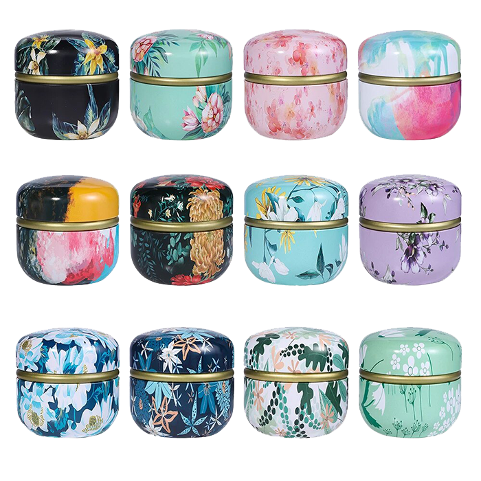 Tin-can estuche Colores surtidos 8.5x8.7cm