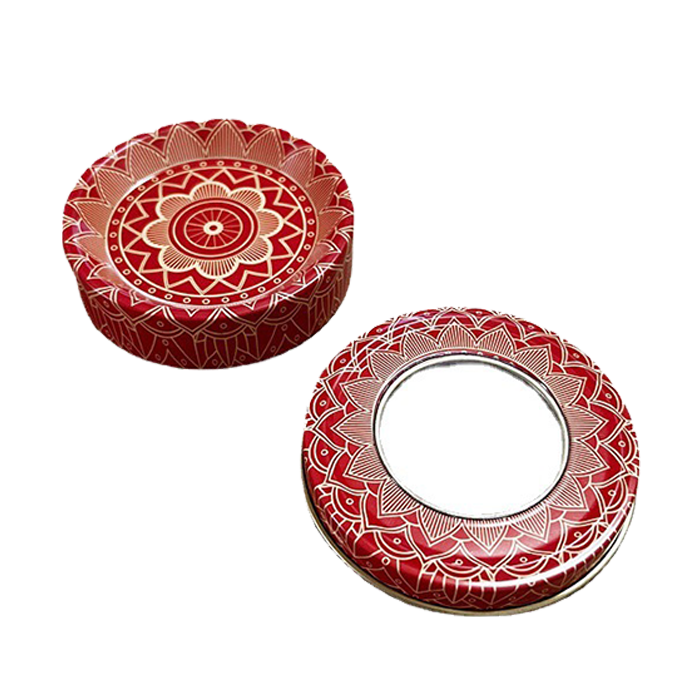 Tin-can colorido Velas 7cmx2cm