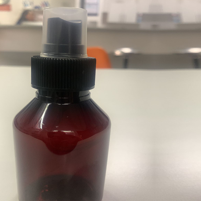 Frasco PET c/tapa Atomizador Amber - 60ml