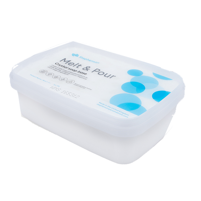 Base Jabon Glicerina Blanca Sin Sudor - Stephenson