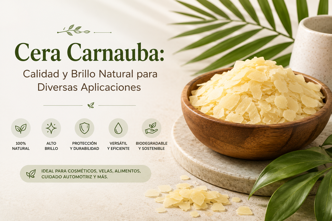 Cera Carnauba: Calidad y Brillo Natural para Diversas Aplicaciones
