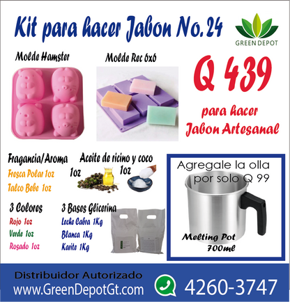 Kit para hacer Jabon - No.24