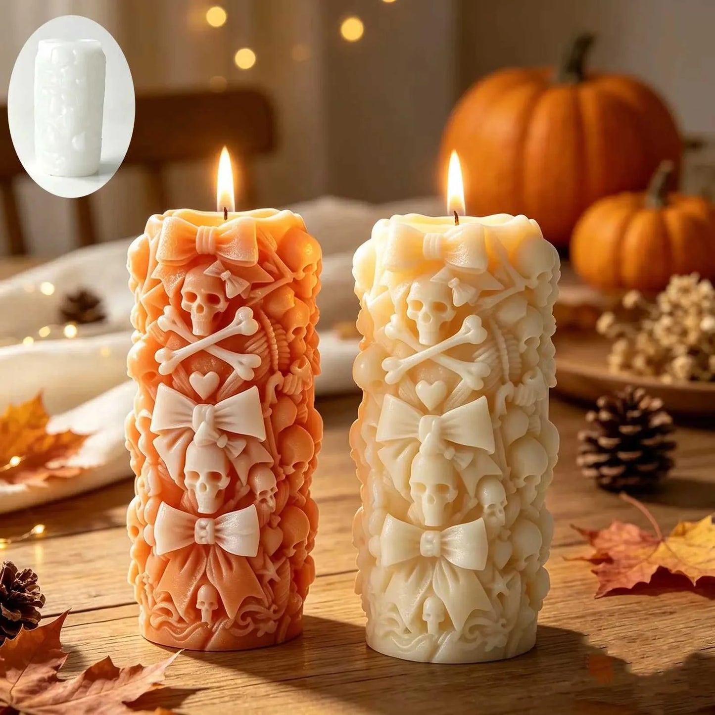 Molde pillar cilindrico navidad halloween n.40
