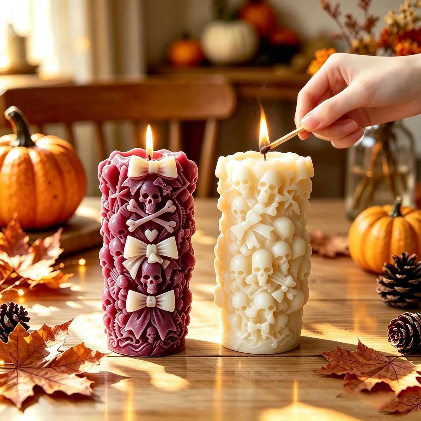 Molde pillar cilindrico navidad halloween n.40