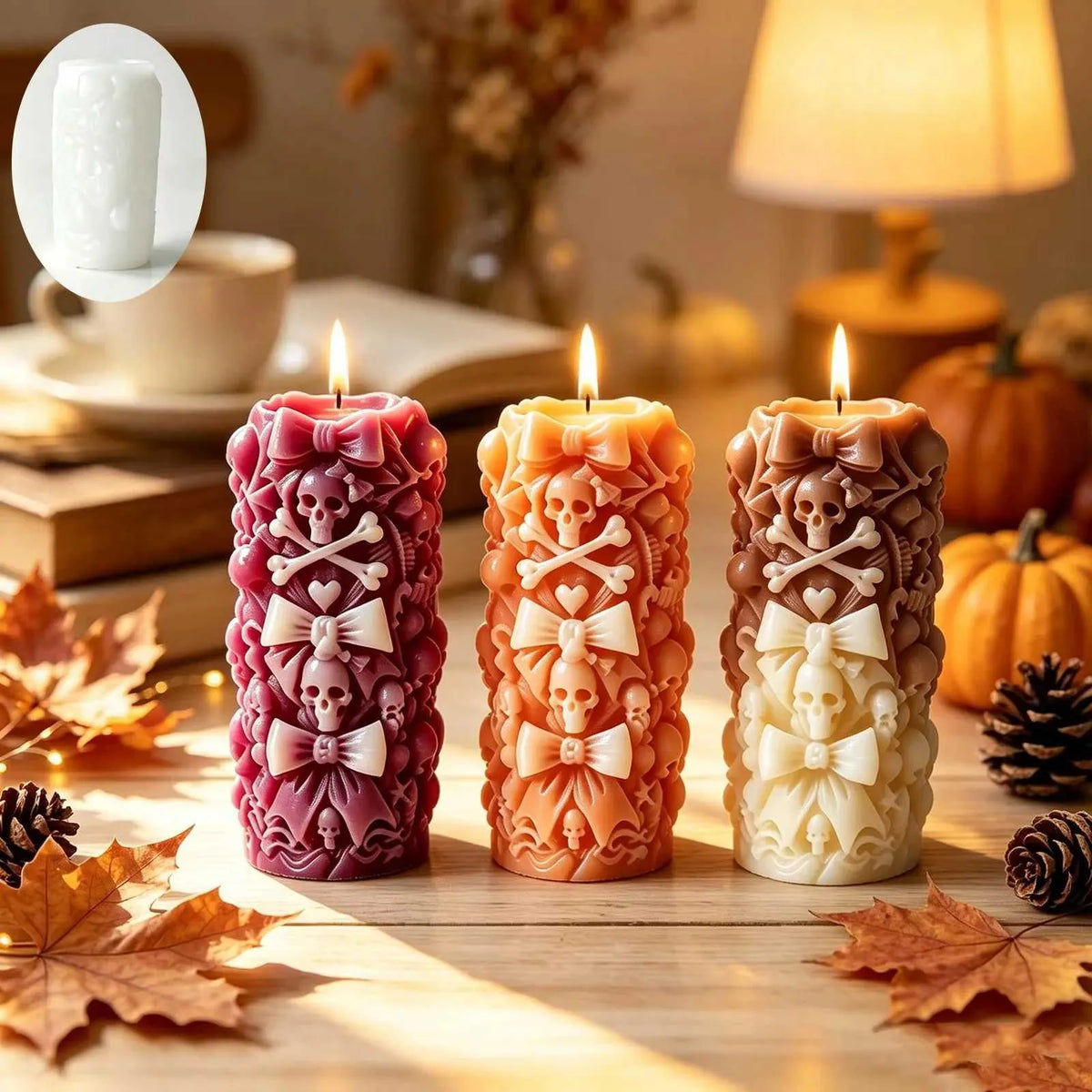 Molde pillar cilindrico navidad halloween n.40