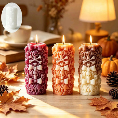 Molde pillar cilindrico navidad halloween n.40