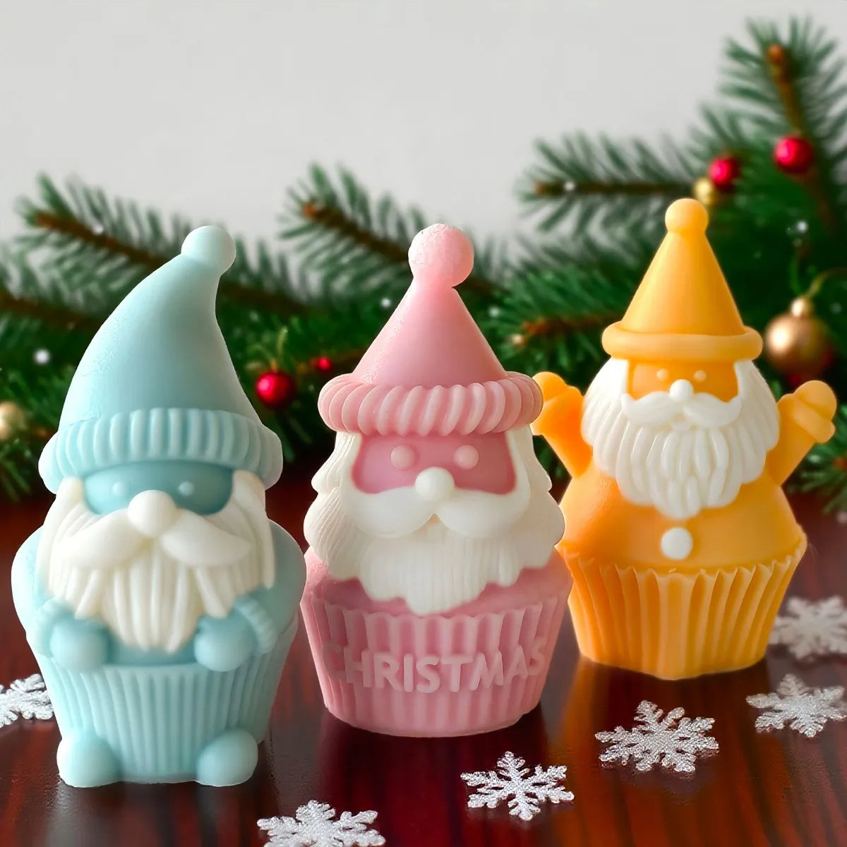 Molde santa claus navidad n.21