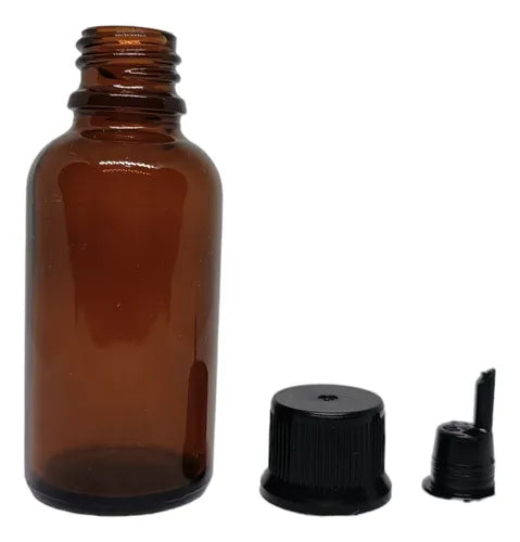 Frasco Cuenta Gotas Amber Vidrio - 30ml