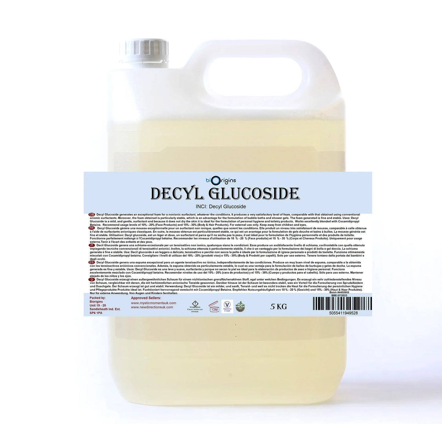 Decyl Glucocide _ Base Shampoo Sin sulfatos