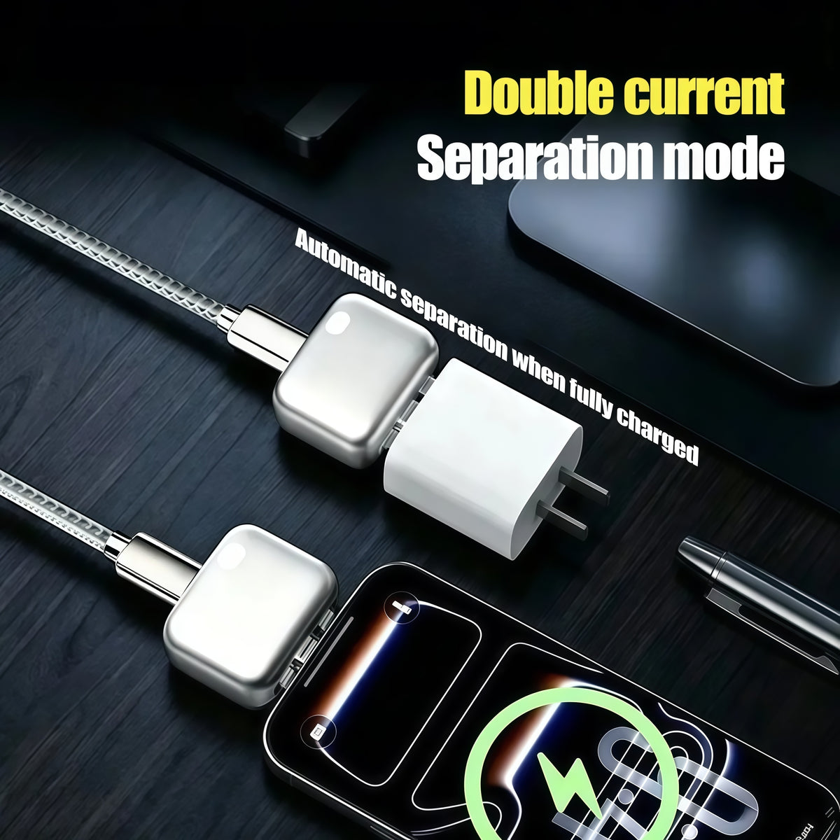 Protector de Carga USB-C con Desconexión Automática al 100%