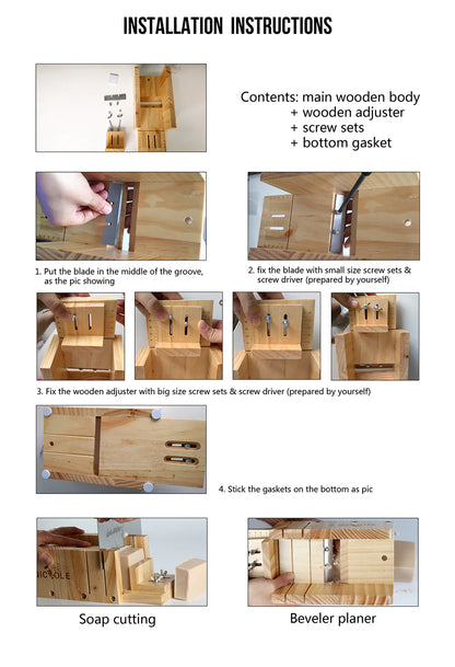 Cortadora de Jabón en Barra - Madera No. 1