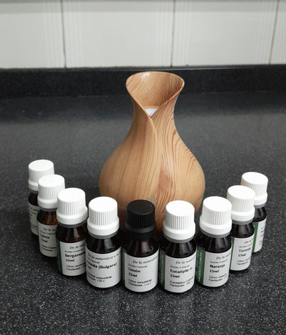 Kit Difusor Aromatico y 9 Aceites Esenciales