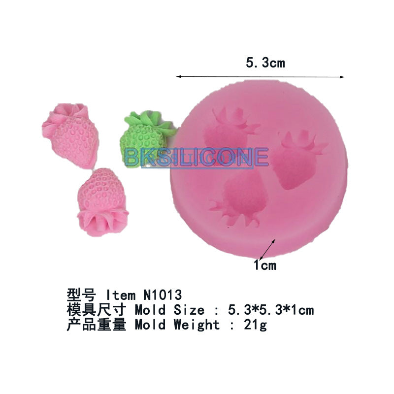Molde 3 fresas n. 11