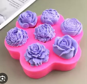 Molde Rosas Suculentas n. 7