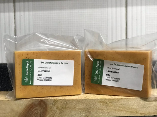 Jabon de Curcuma - forma RECTANGULAR